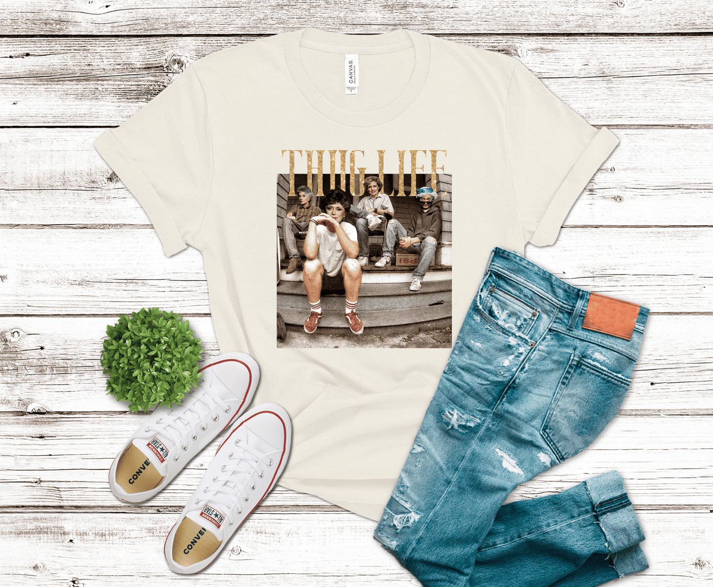 She is Gold Thug Life | DTF - Griffin Expressions