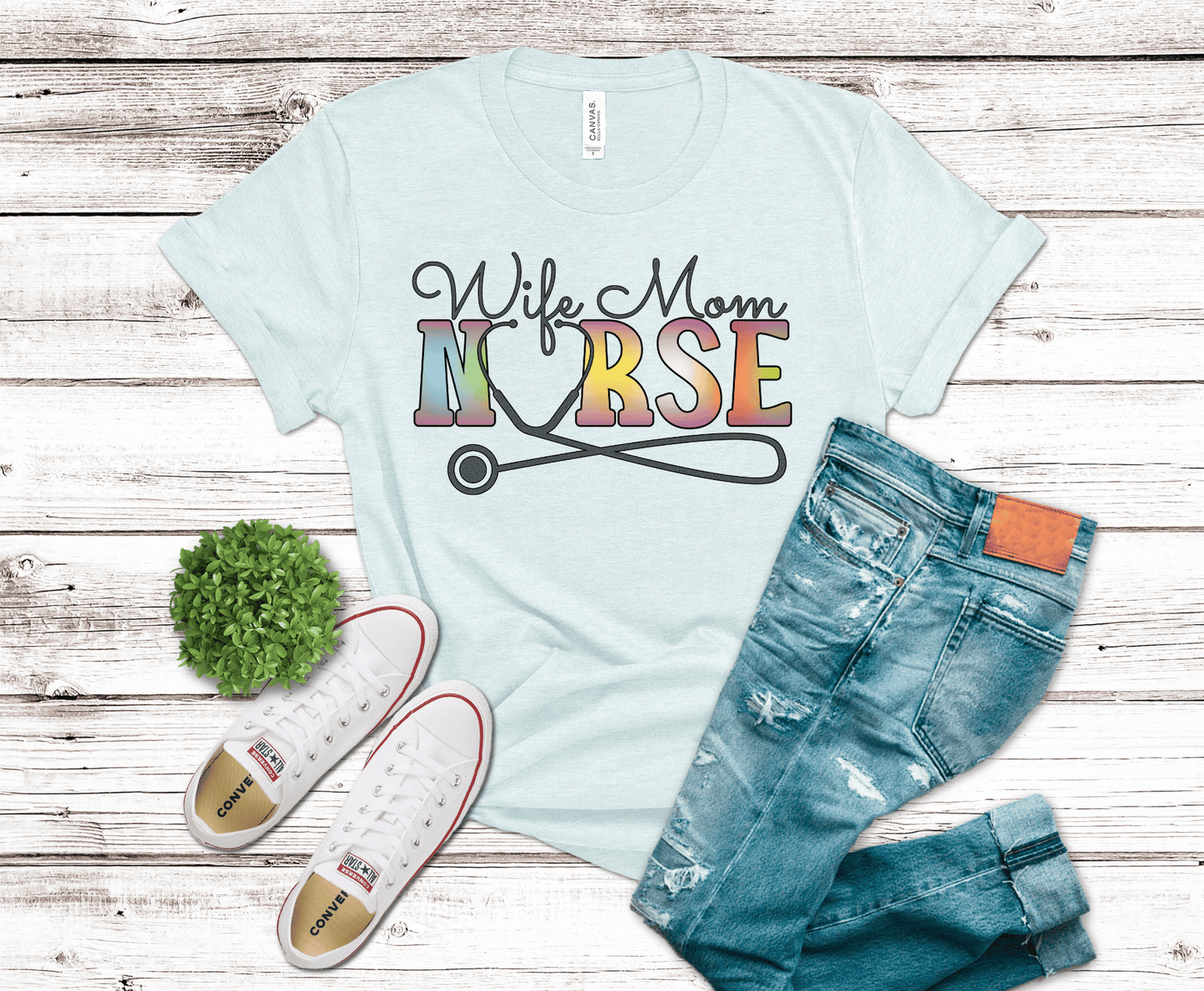 Mom Wife Nurse | DTF - Griffin Expressions