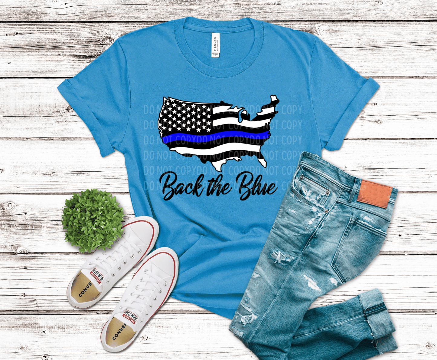 American Back The Blue | DTF - Griffin Expressions