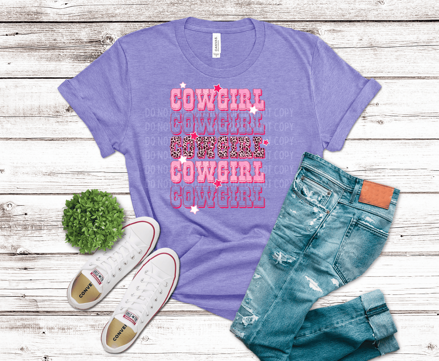 Cowgirl Stacked | DTF - Griffin Expressions