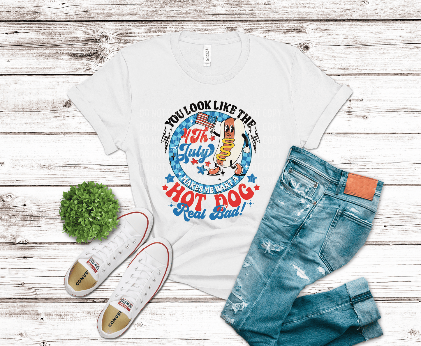 RWB Hot Dog | DTF - Griffin Expressions