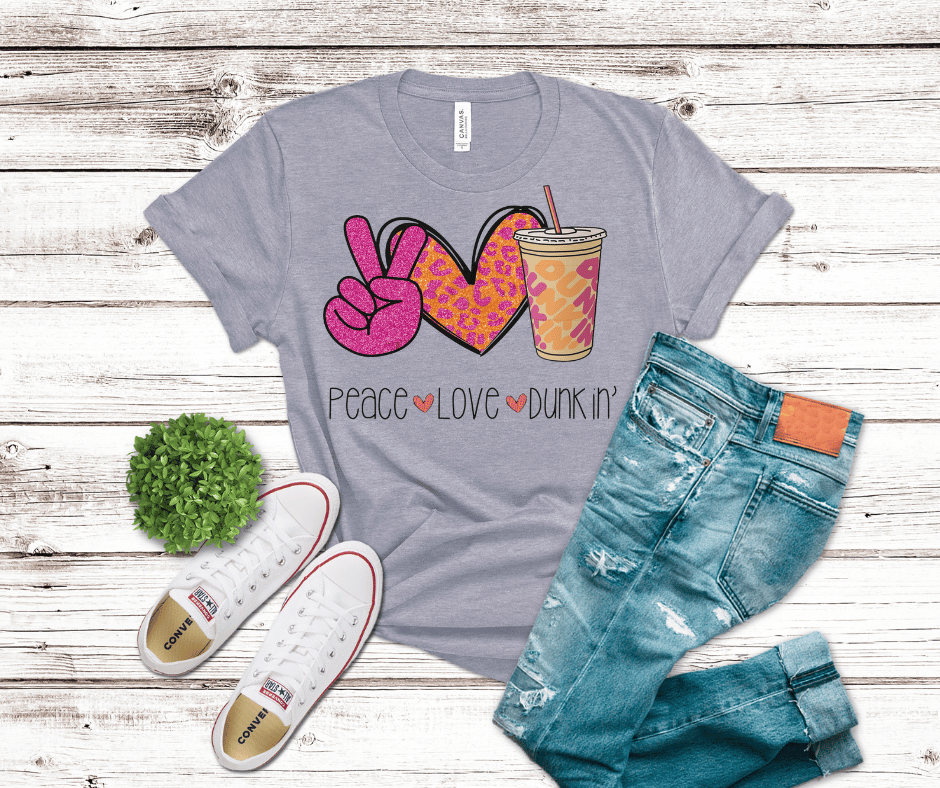 Peace Love Dunkin' | DTF - Griffin Expressions