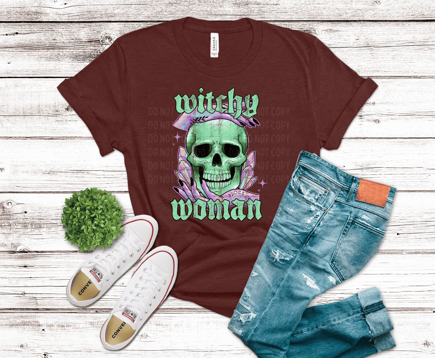 Witchy Women Skull | DTF - Griffin Expressions