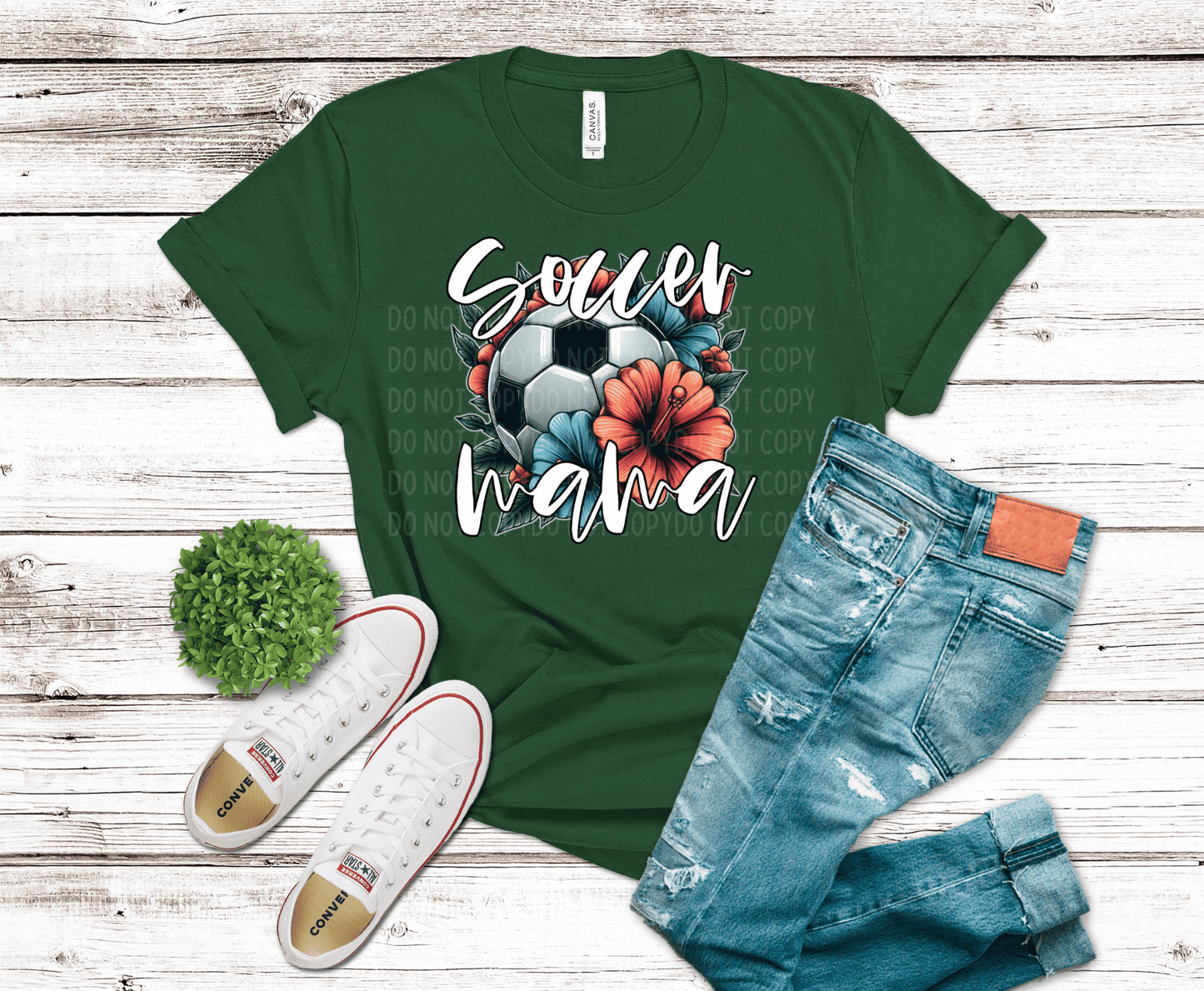 Floral Soccer Mama| DTF - Griffin Expressions