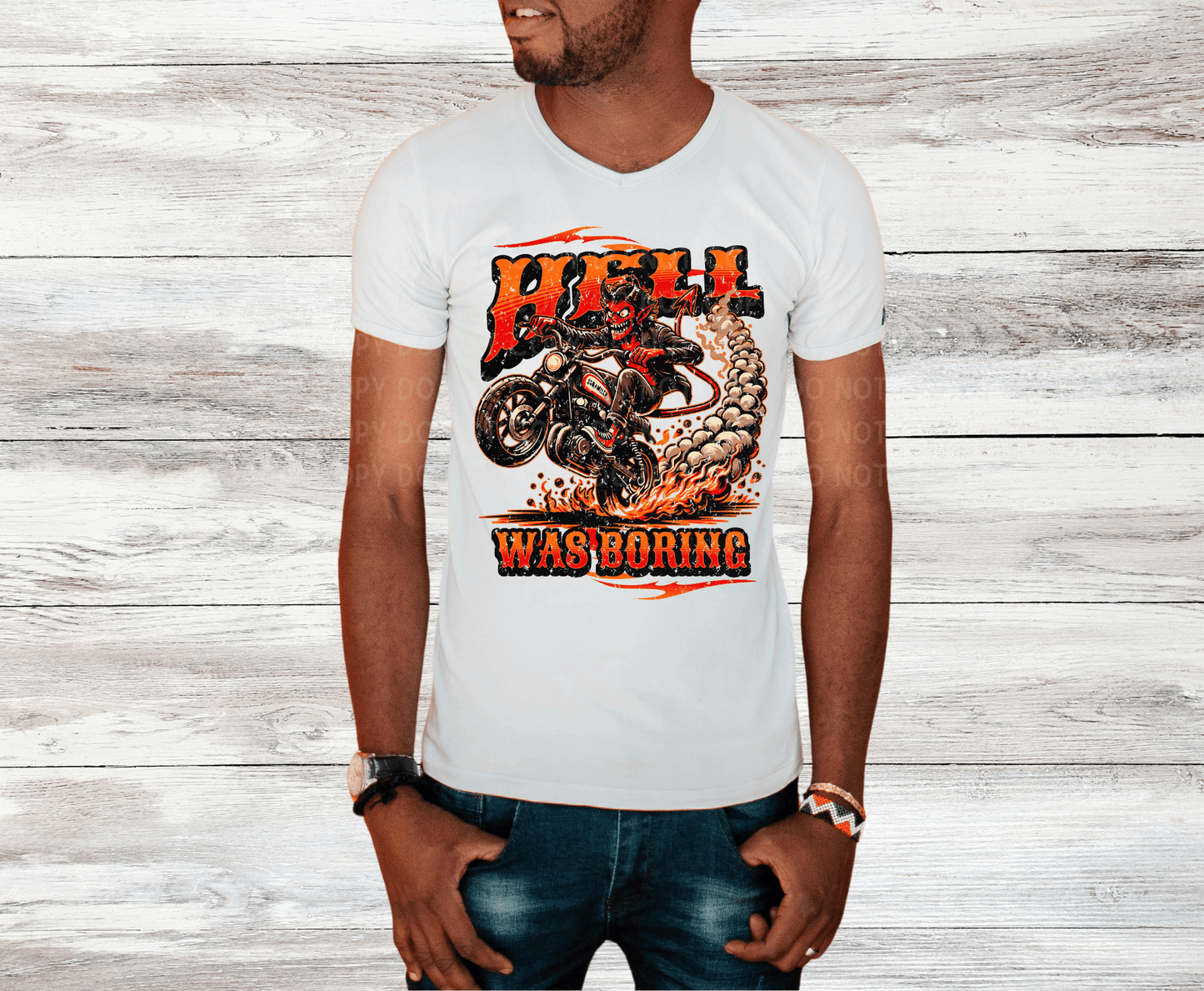 Hell was boring fire | DTF - Griffin Expressions