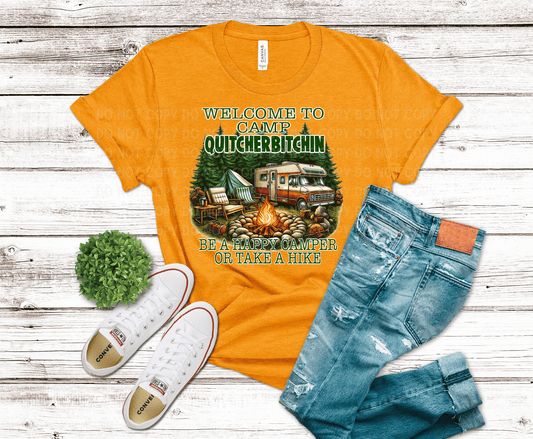 Welcome to Camp | DTF - Griffin Expressions