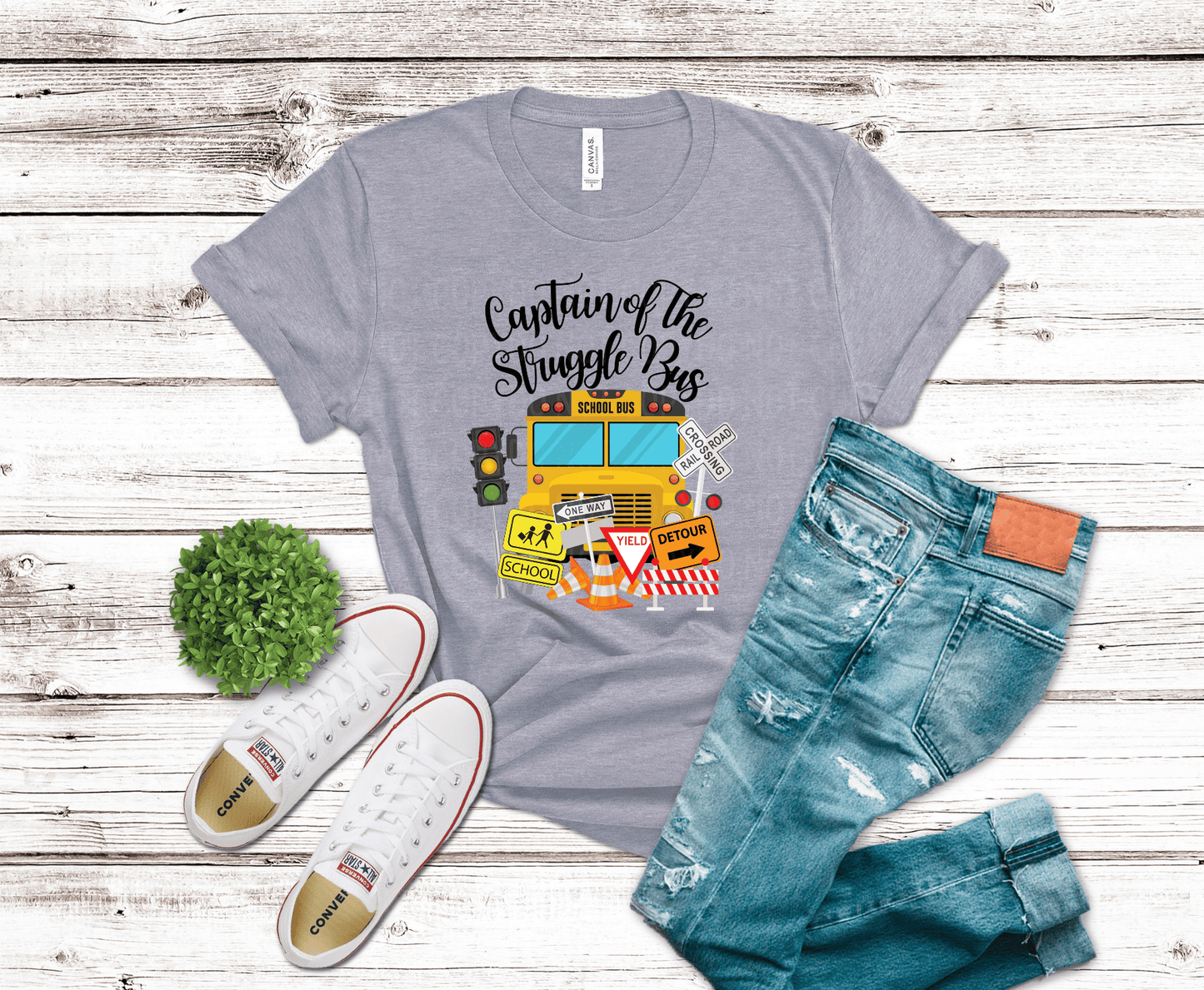 School Bus Driver | Premade DTF Transfer Gang Sheet For Graphic Tees - Griffin Expressions