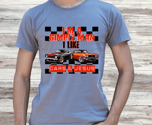 Simple Man Cars & Jesus | DTF - Griffin Expressions