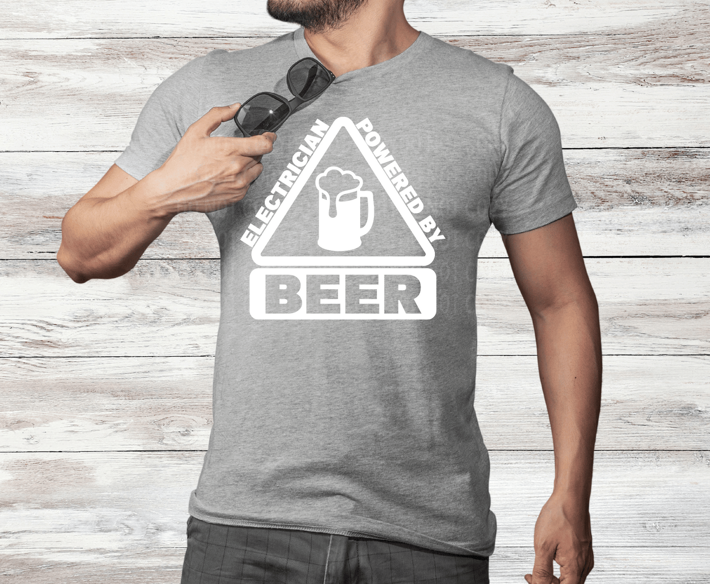 Electrician Powered By Beer | DTF - Griffin Expressions