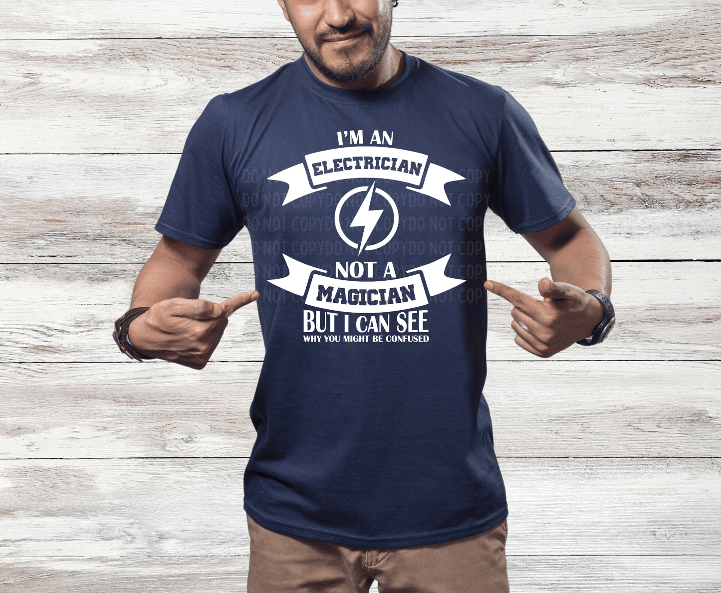 I'm An Electrician Not A Magician | DTF - Griffin Expressions