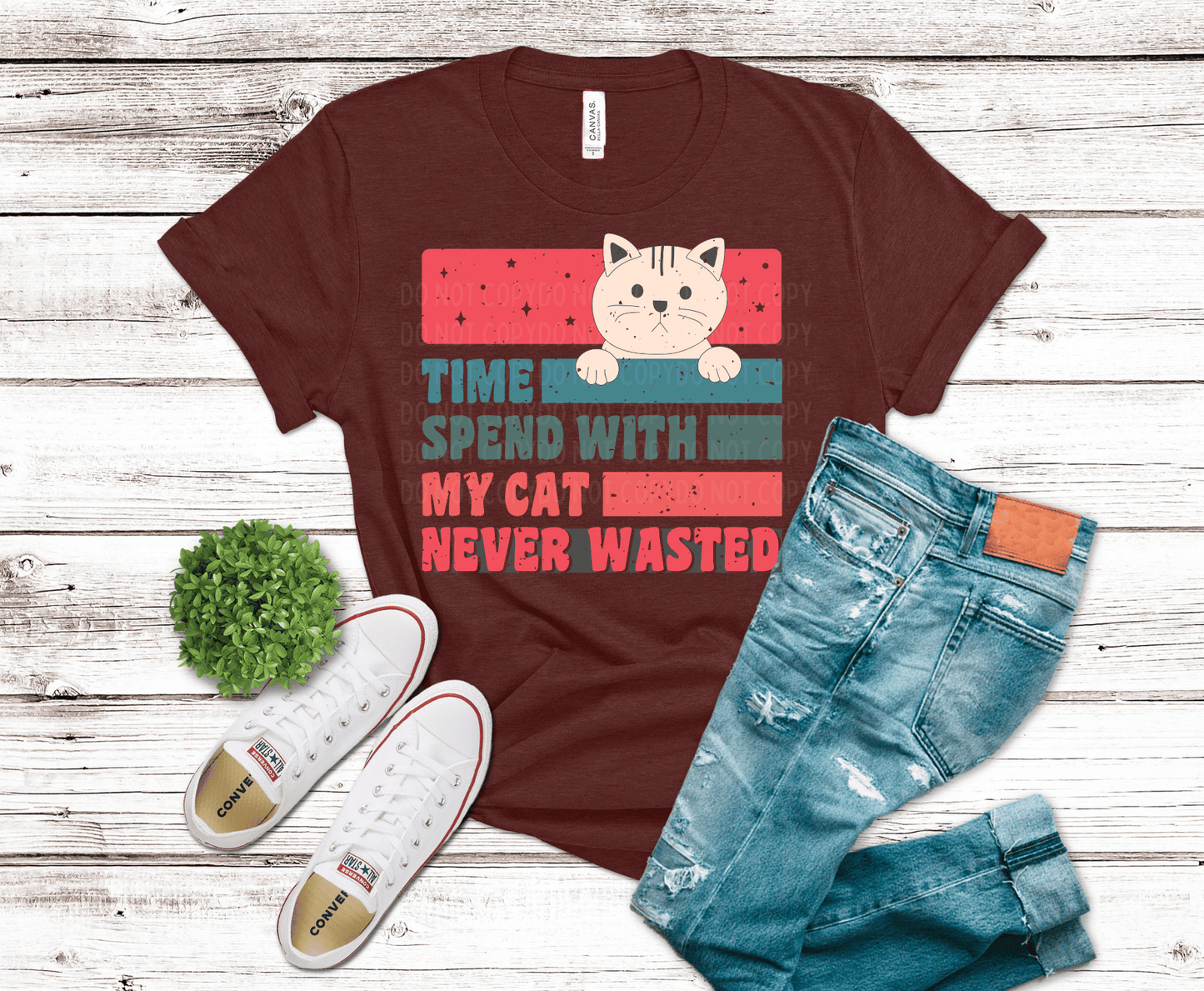 Time Spent With My Cat | DTF - Griffin Expressions