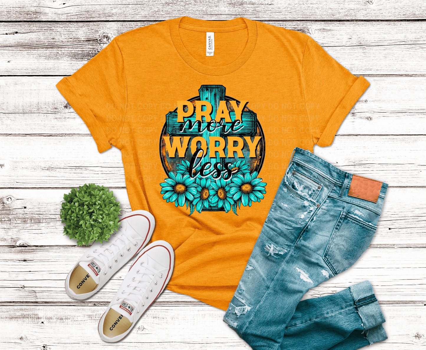 Pray More Worry Less | DTF - Griffin Expressions