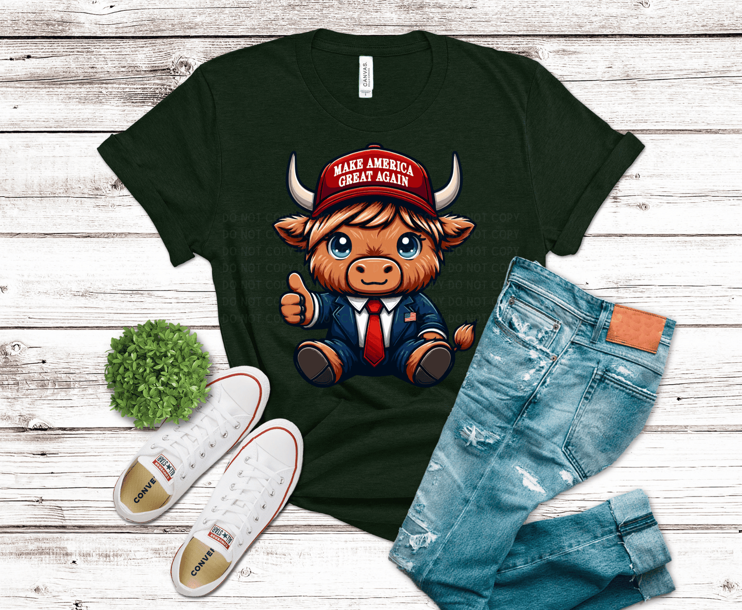 Highland Trump Cow | DTF - Griffin Expressions