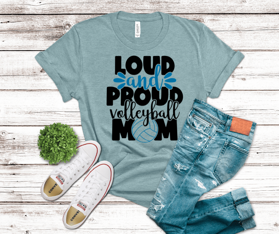 Loud & Proud Volleyball Mom | DTF - Griffin Expressions