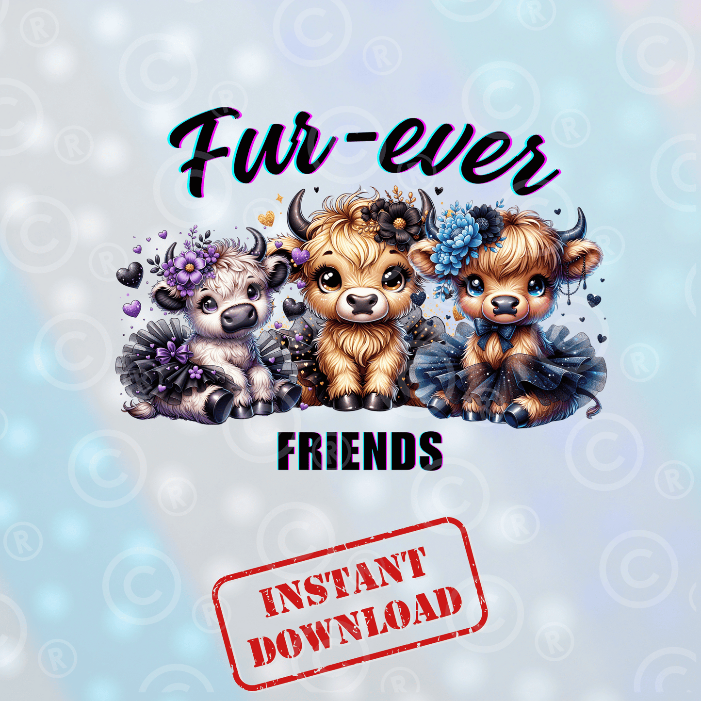Fur Ever Friends | Digital Download - Griffin Expressions