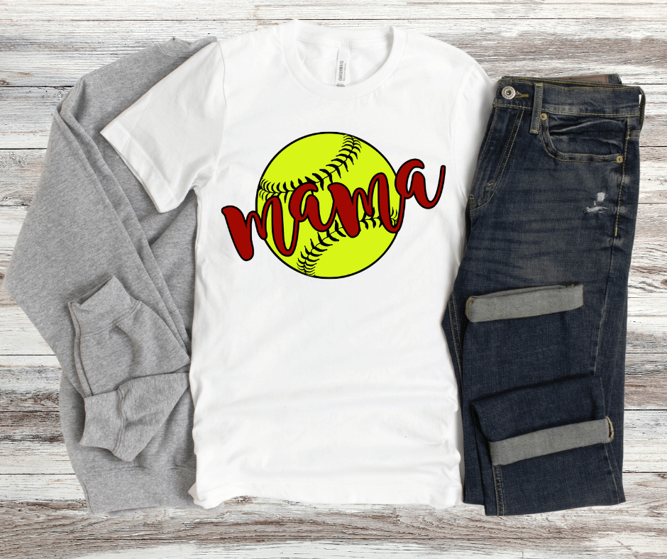 Softball Mama | DTF - Griffin Expressions