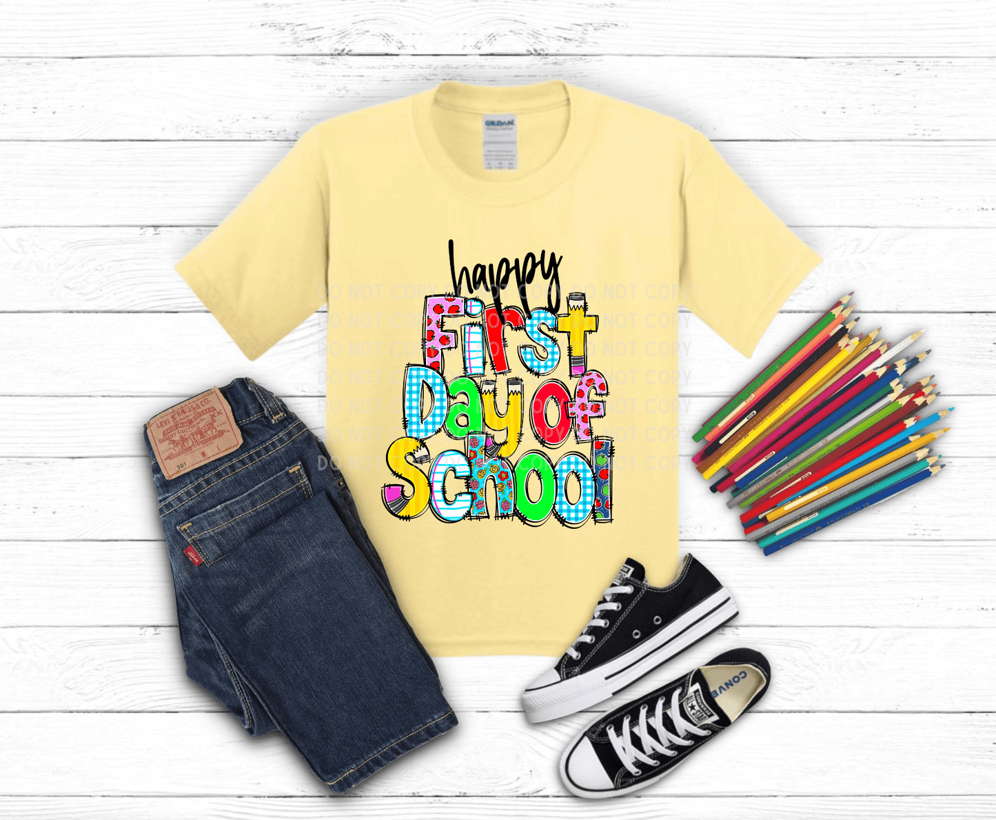 Happy First Day of School | DTF - Griffin Expressions