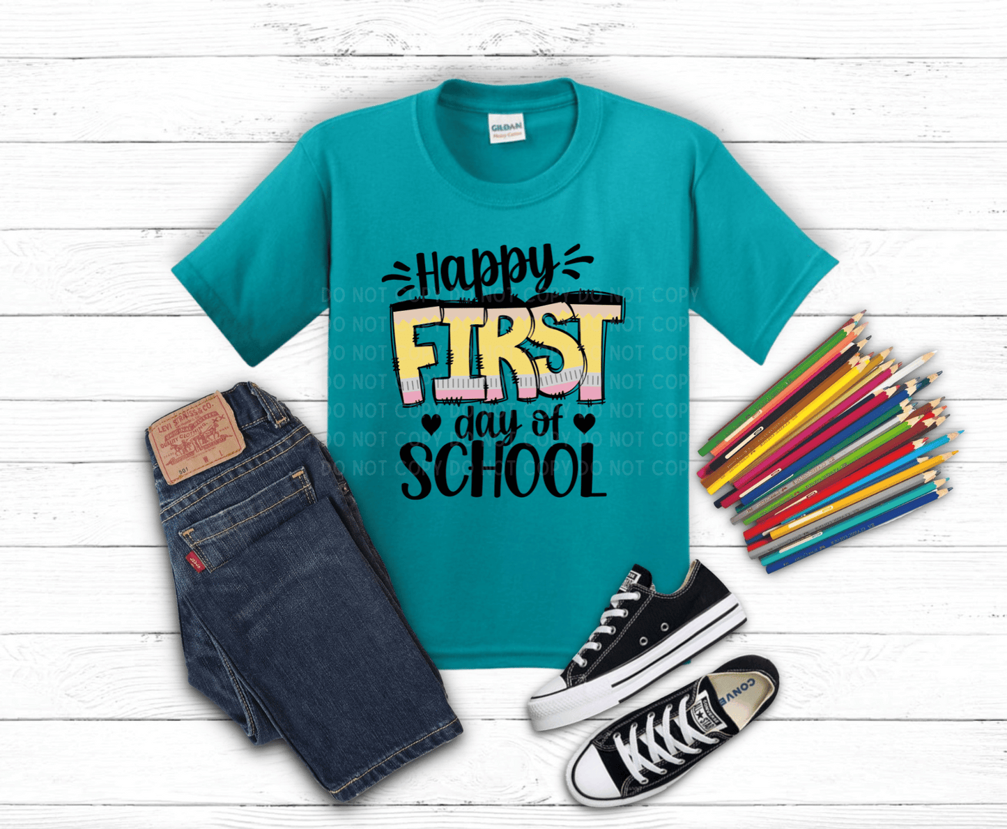 First Day Of School Pencil | DTF - Griffin Expressions