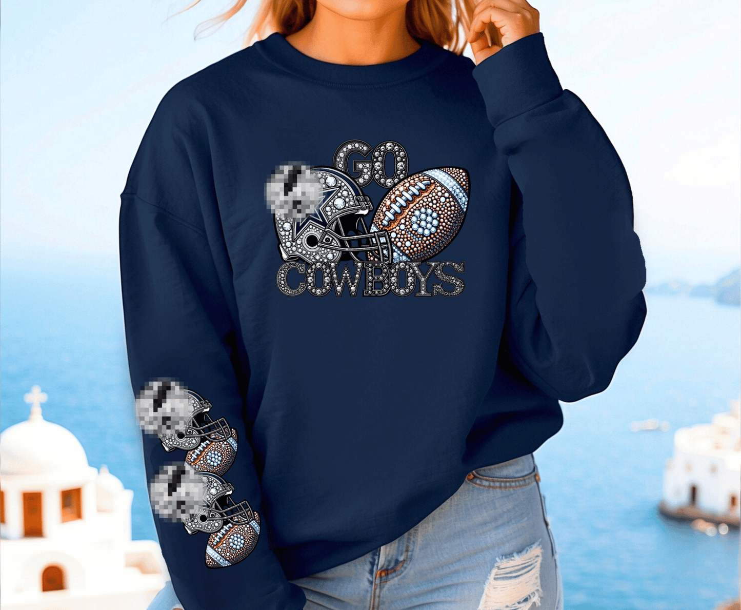 Cowboys Bling 1 with Sleeve | DTF - Griffin Expressions