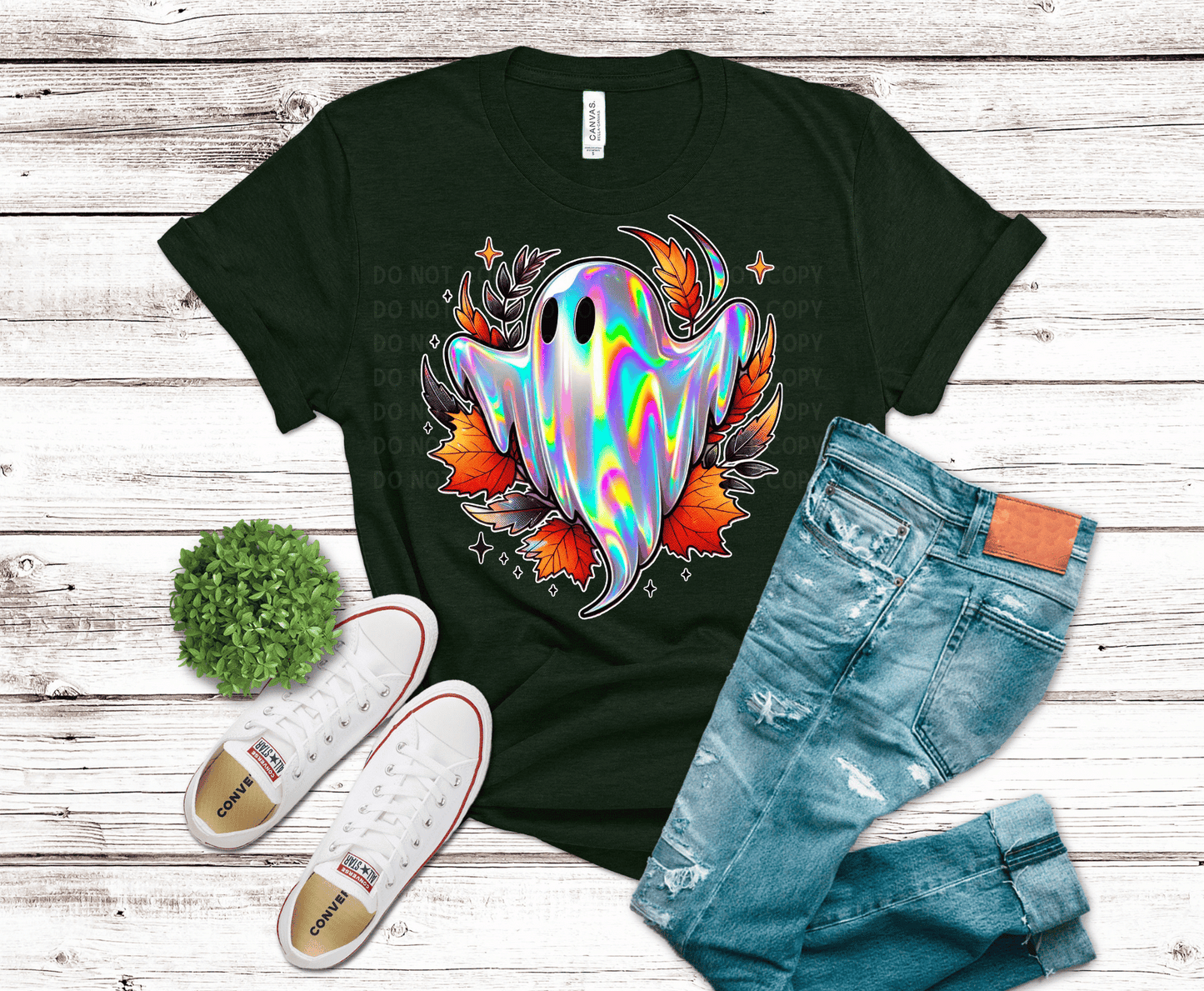 Fall Holographic Ghost | DTF - Griffin Expressions