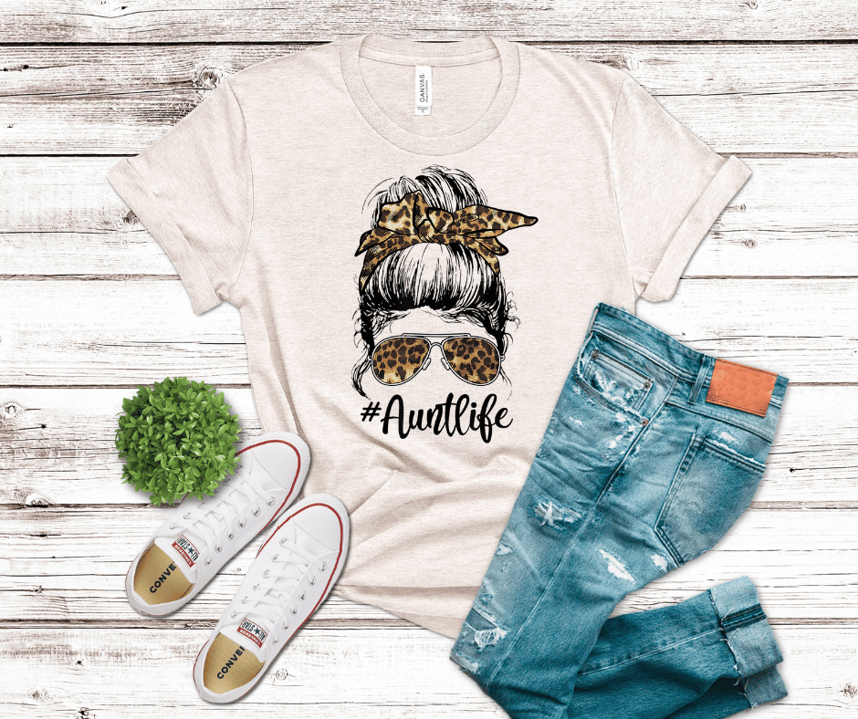 Messy Bun Aunt Life | DTF - Griffin Expressions