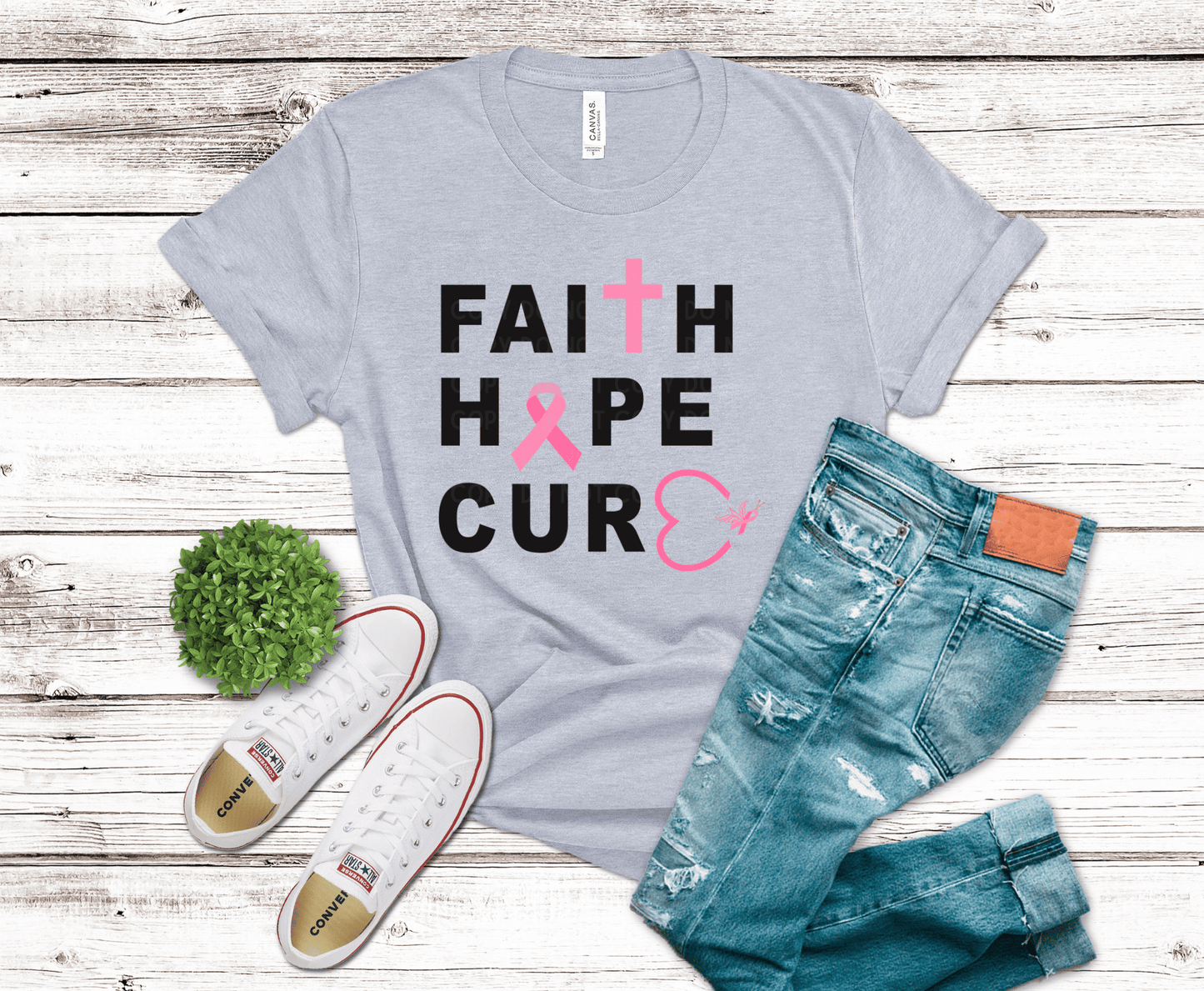 Faith Hope Cure | DTF - Griffin Expressions