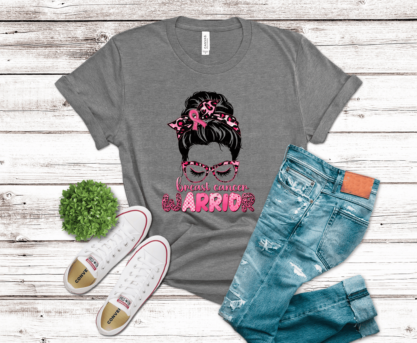 Breast Cancer Warrior | DTF - Griffin Expressions