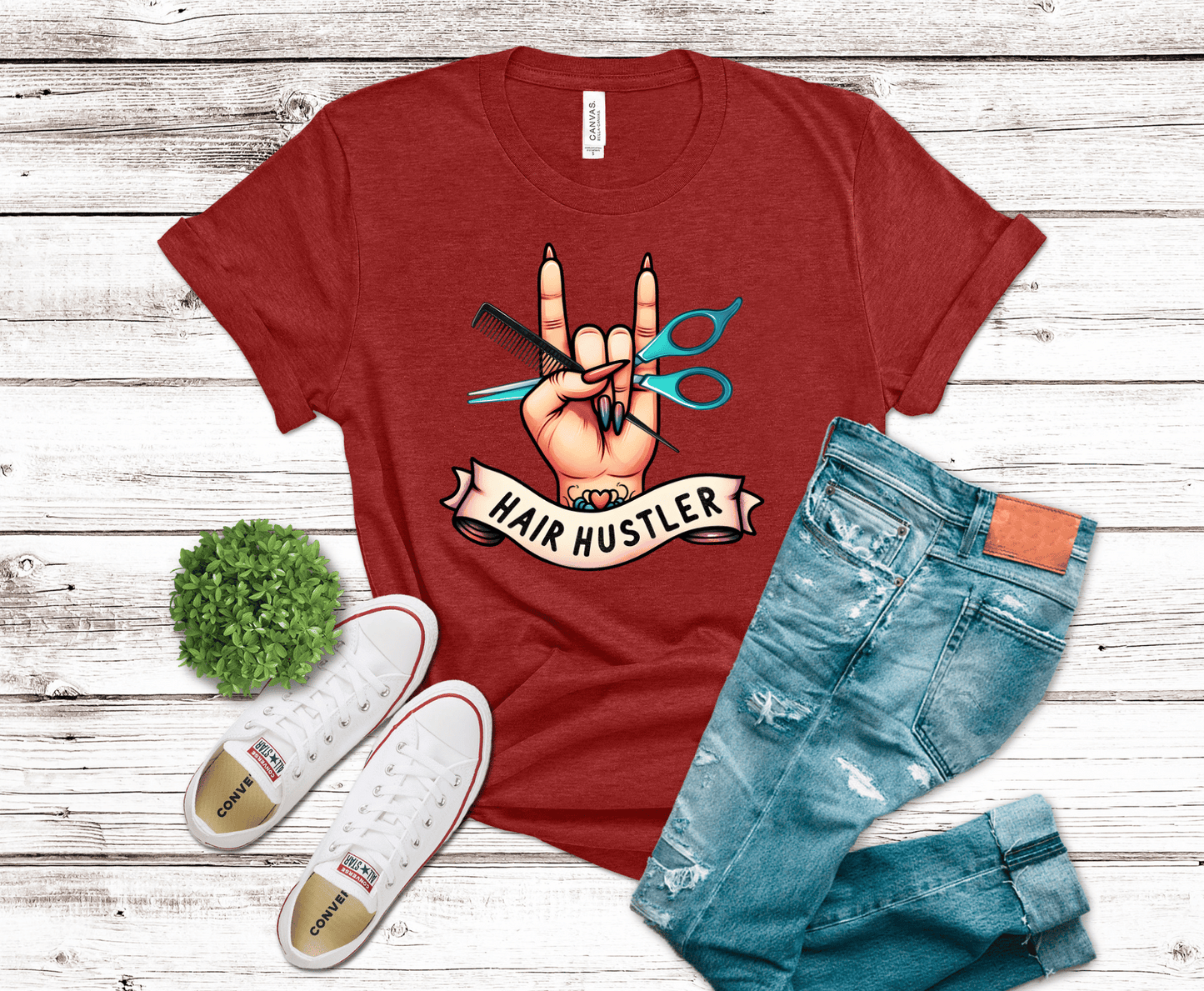 Hair Hustler | DTF Heat Transfer