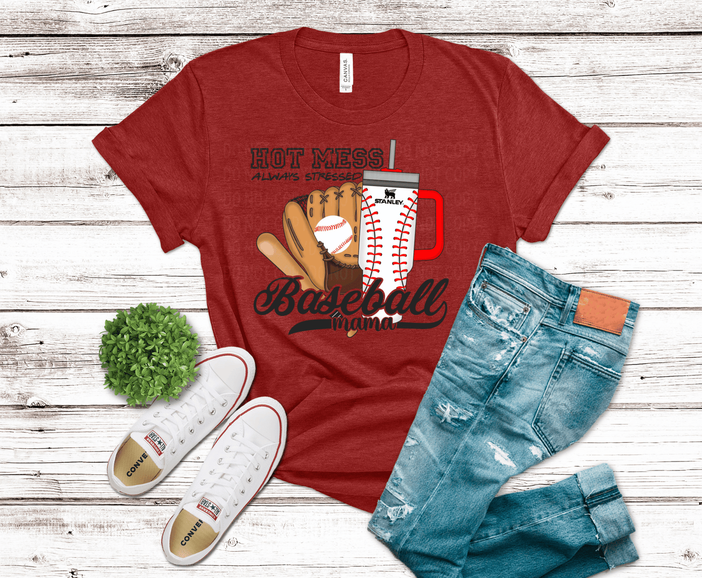 Baseball Mama | Premade DTF Transfer Gang Sheet For Graphic Tees - Griffin Expressions