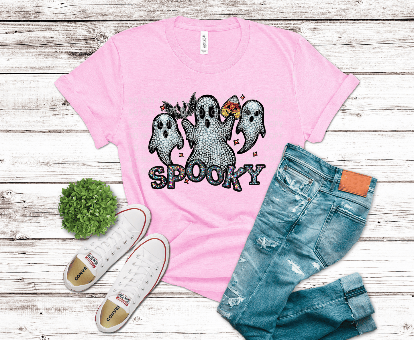 Bling Spooky Ghosts | DTF - Griffin Expressions