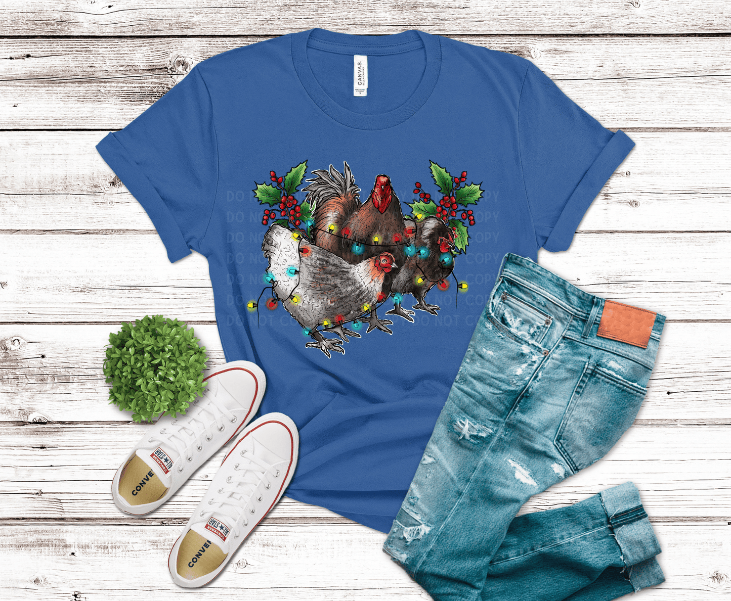 Chicken Christmas Lights | DTF - Griffin Expressions