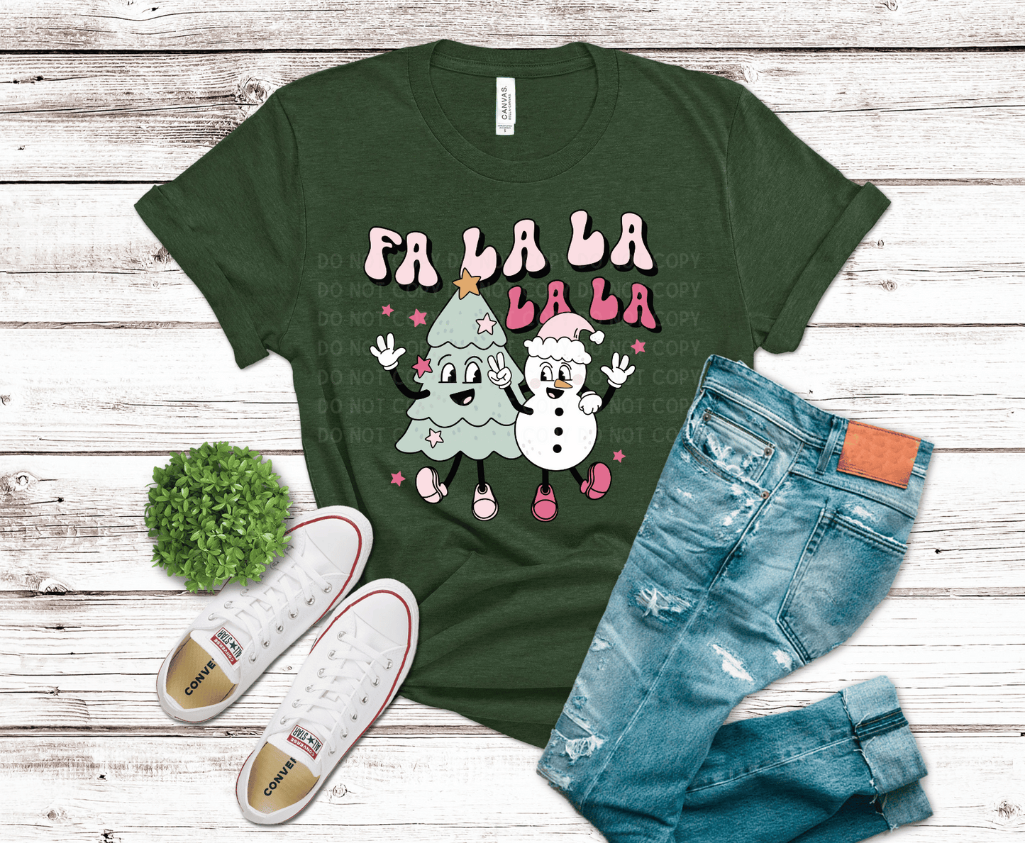 Christmas Tree Snowman | DTF - Griffin Expressions