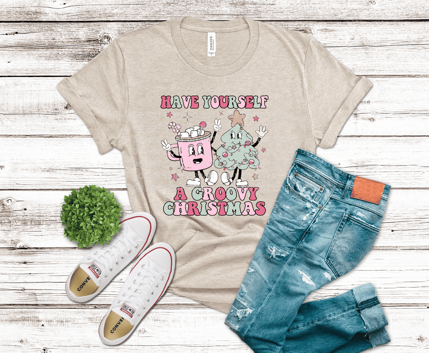 Groovy Christmas | DTF - Griffin Expressions