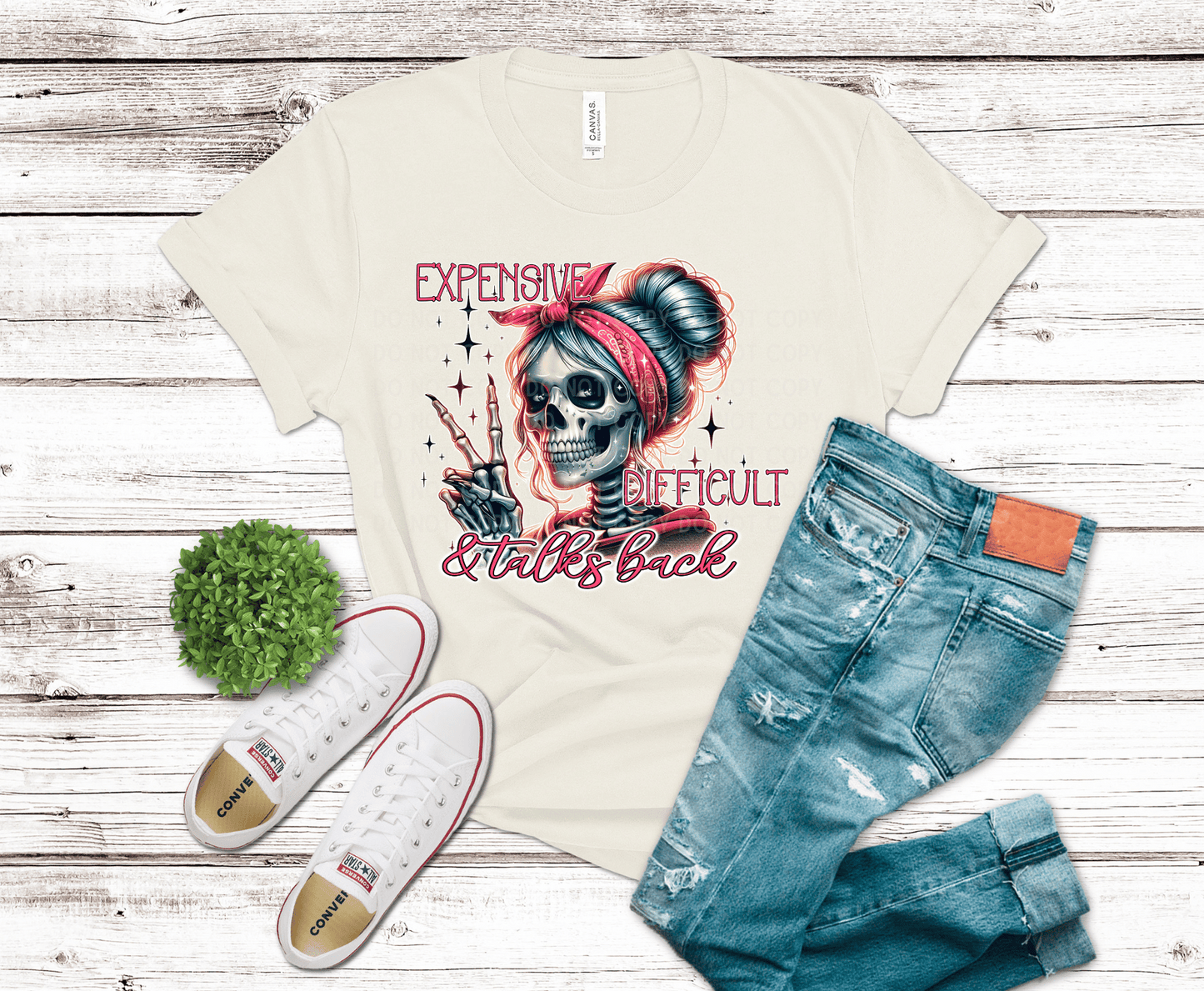 Expensive Skull Girl | DTF - Griffin Expressions