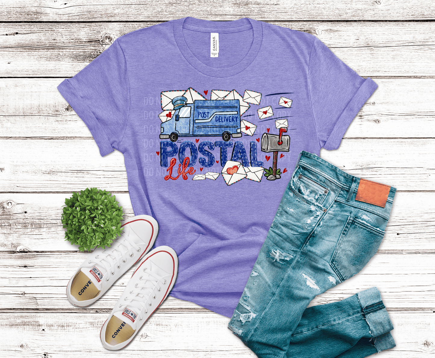 Premade Gang Sheet | Postal Worker