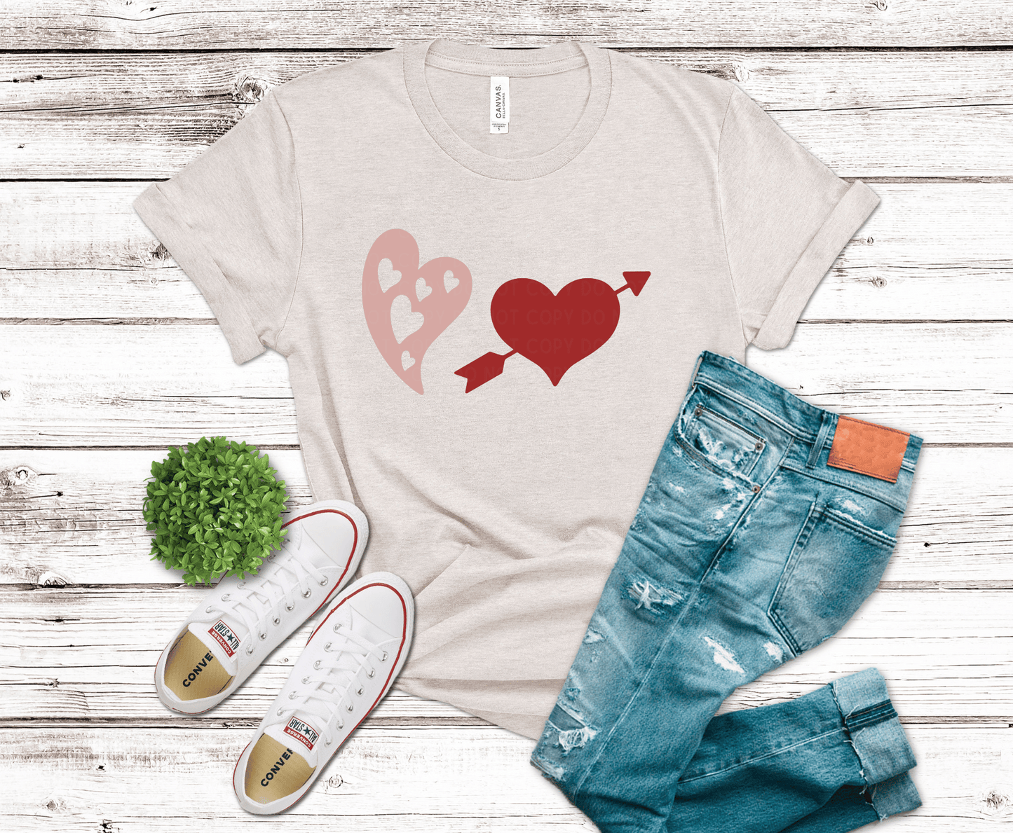 Double Hearts | DTF - Griffin Expressions