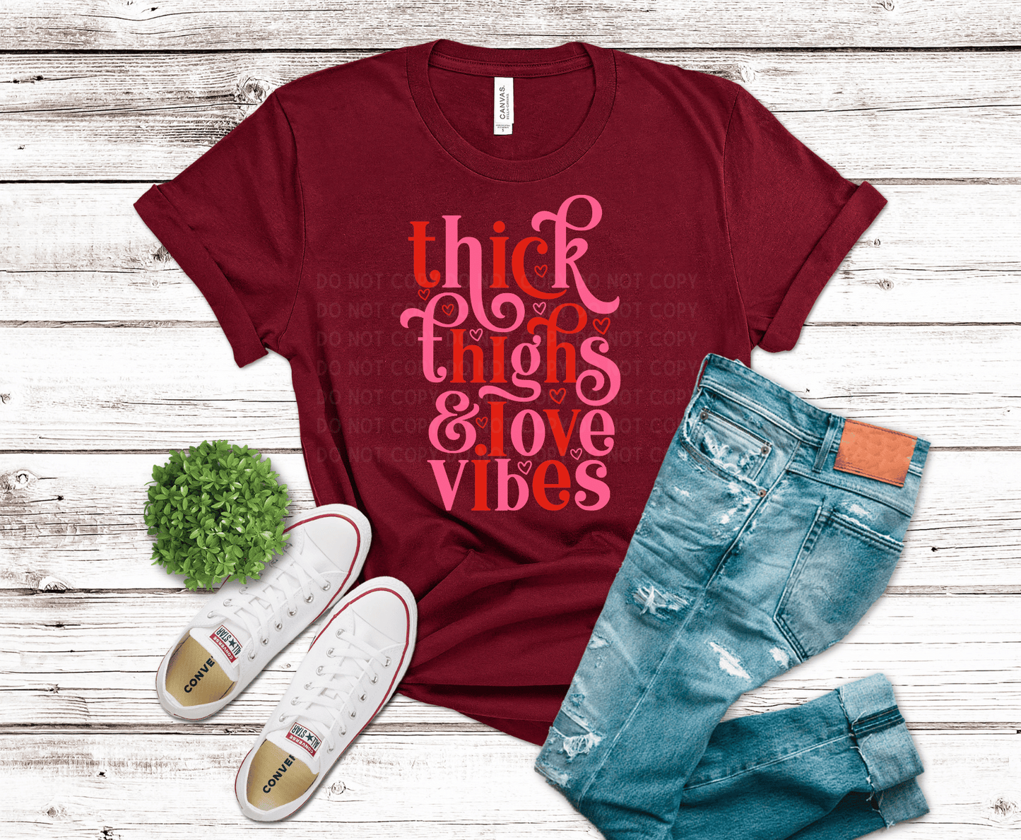 Thick Thighs Valentines | DTF - Griffin Expressions