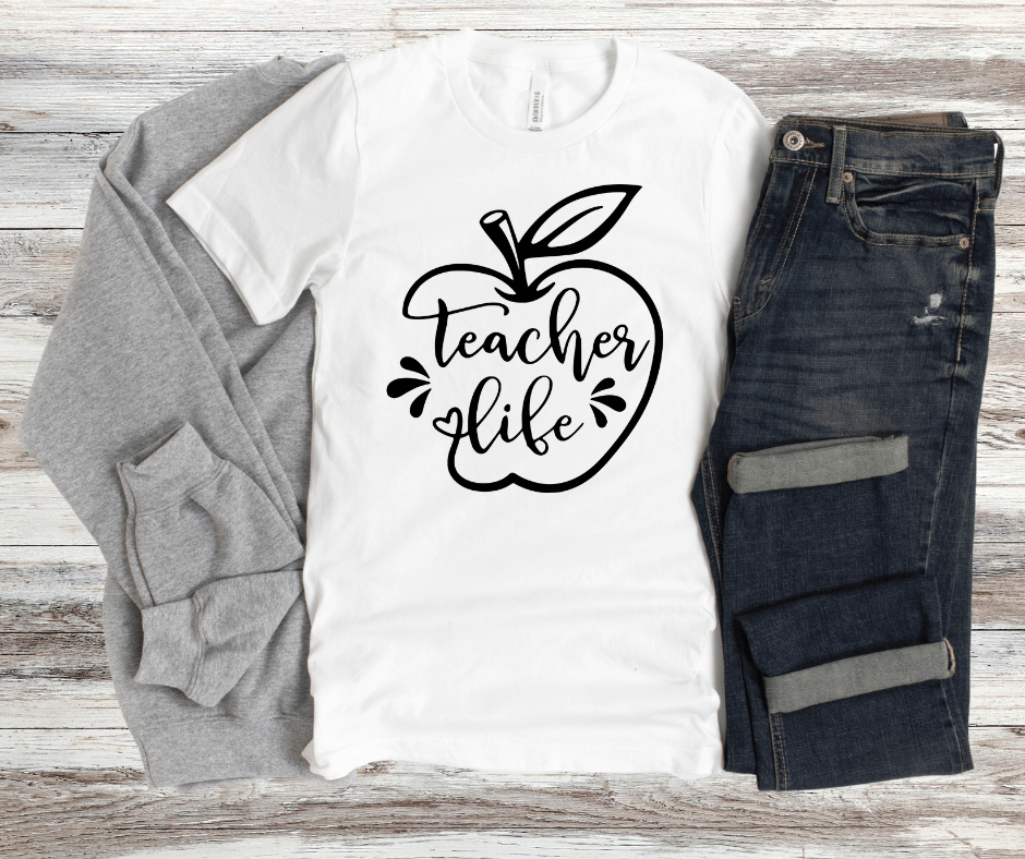 Teacher Life Apple | DTF - Griffin Expressions