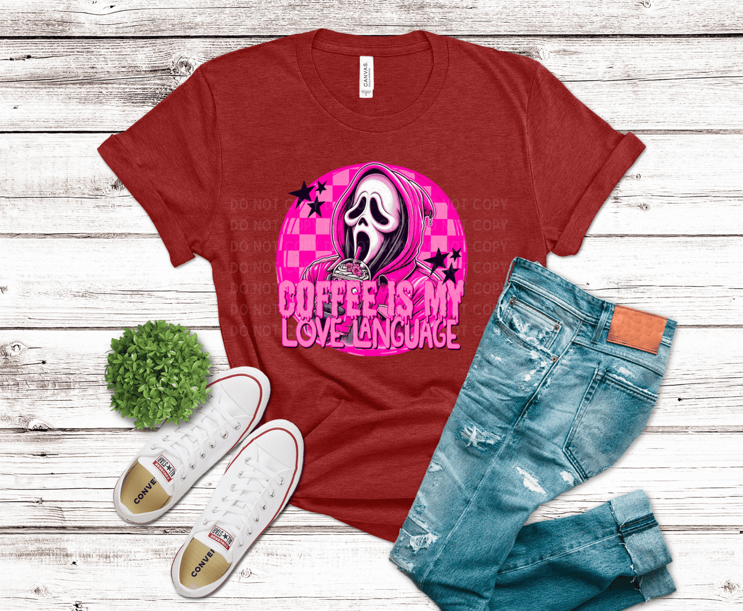 Love Coffee Ghost | DTF - Griffin Expressions