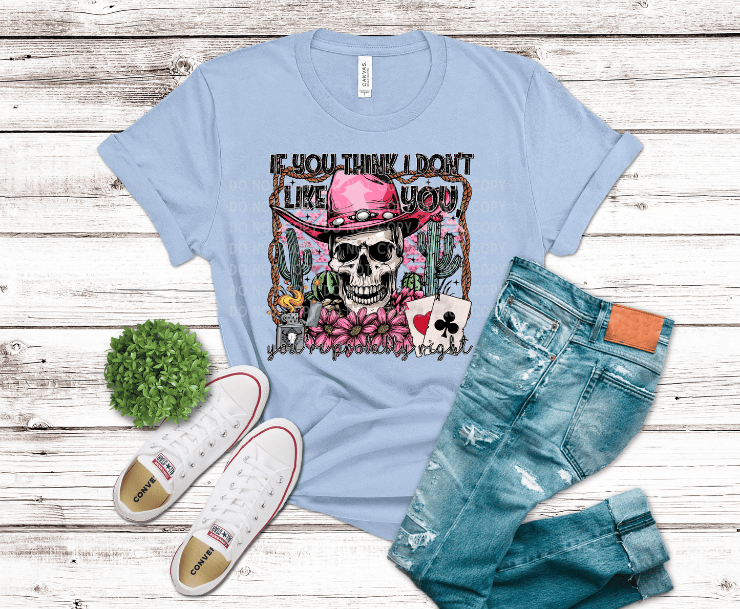 Don't Like You Skull | DTF - Griffin Expressions