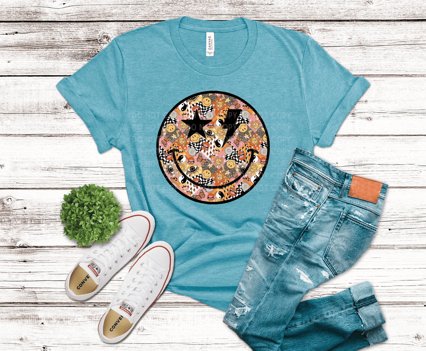 Abstract Smiley | DTF - Griffin Expressions