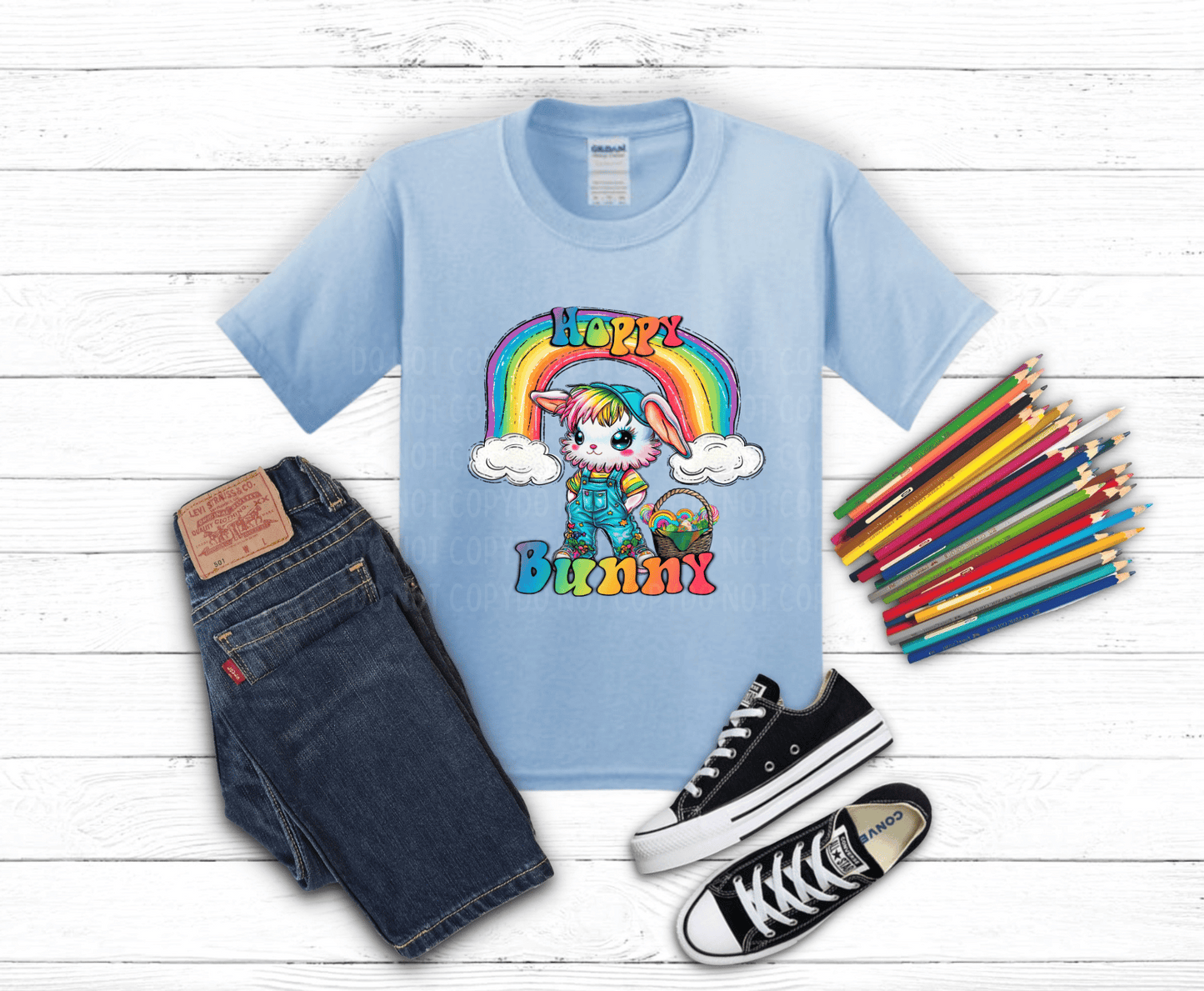 Colorful Boy Bunny | DTF - Griffin Expressions