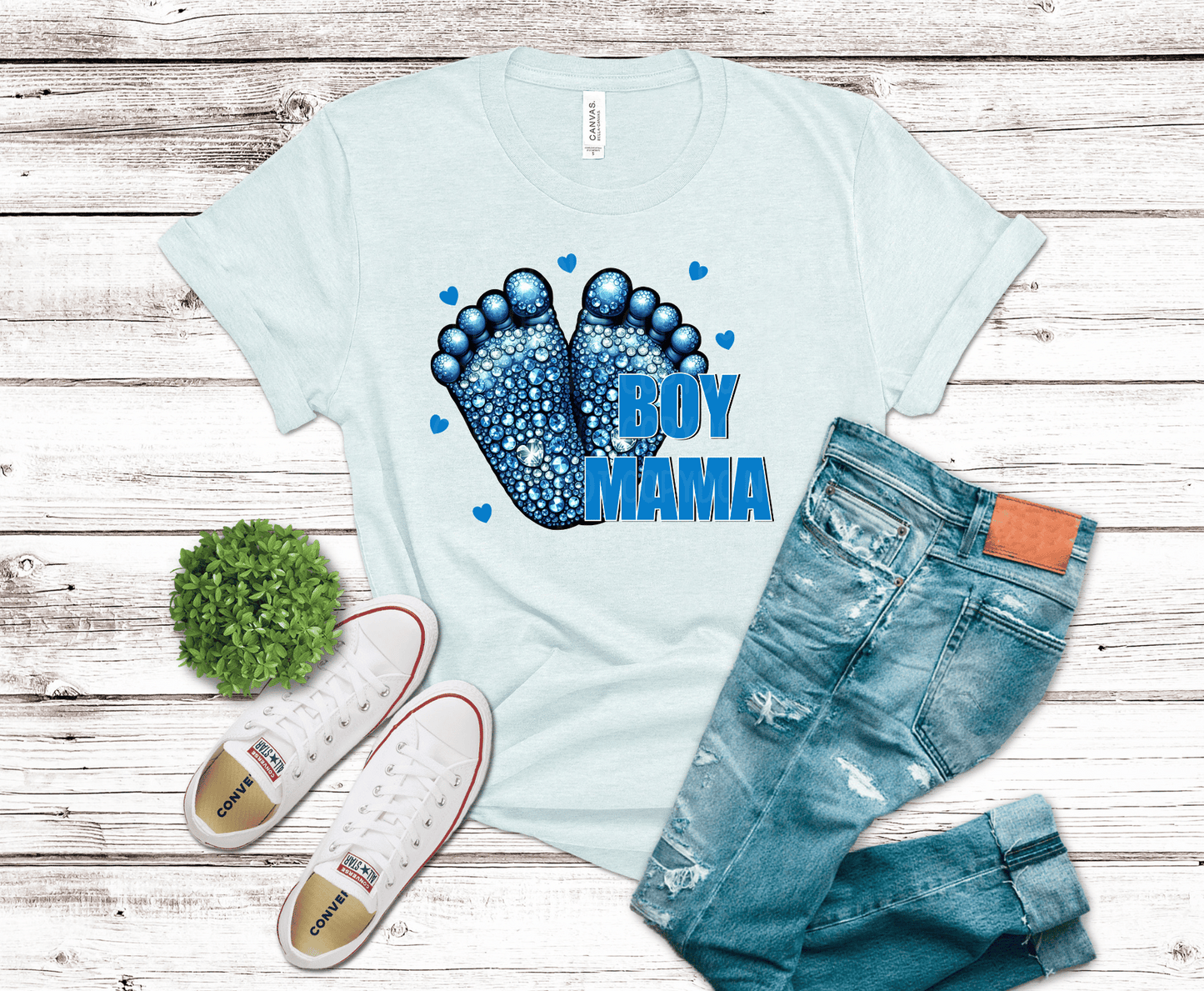 Glitter Boy Mom | DTF - Griffin Expressions