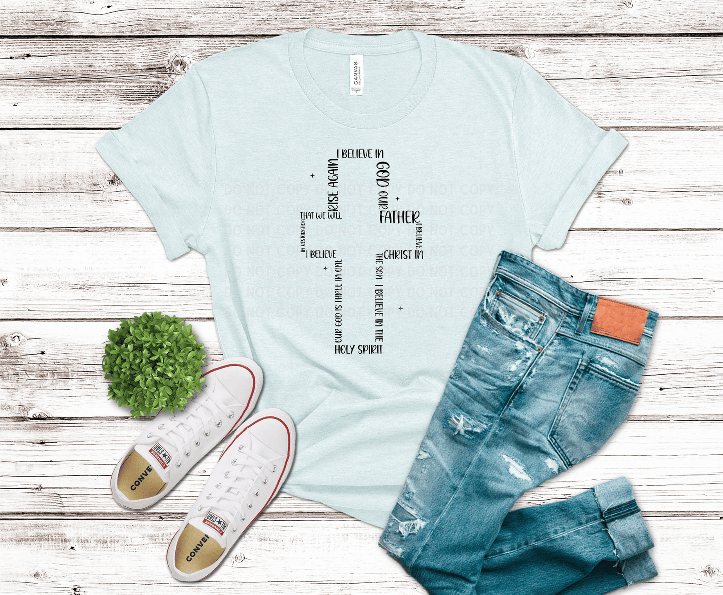 Cross Believe Black | DTF - Griffin Expressions