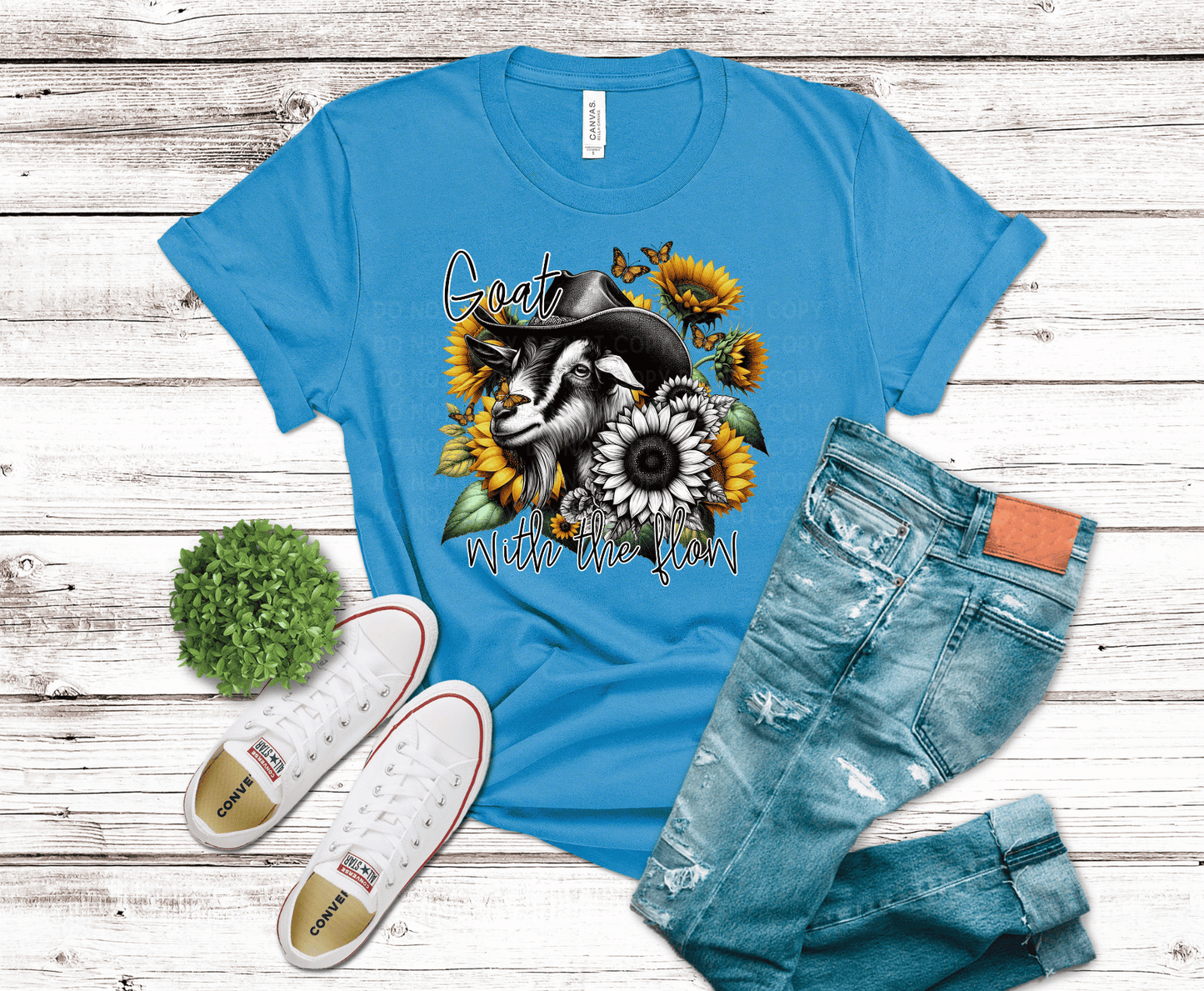 Sunflower Goat | DTF - Griffin Expressions