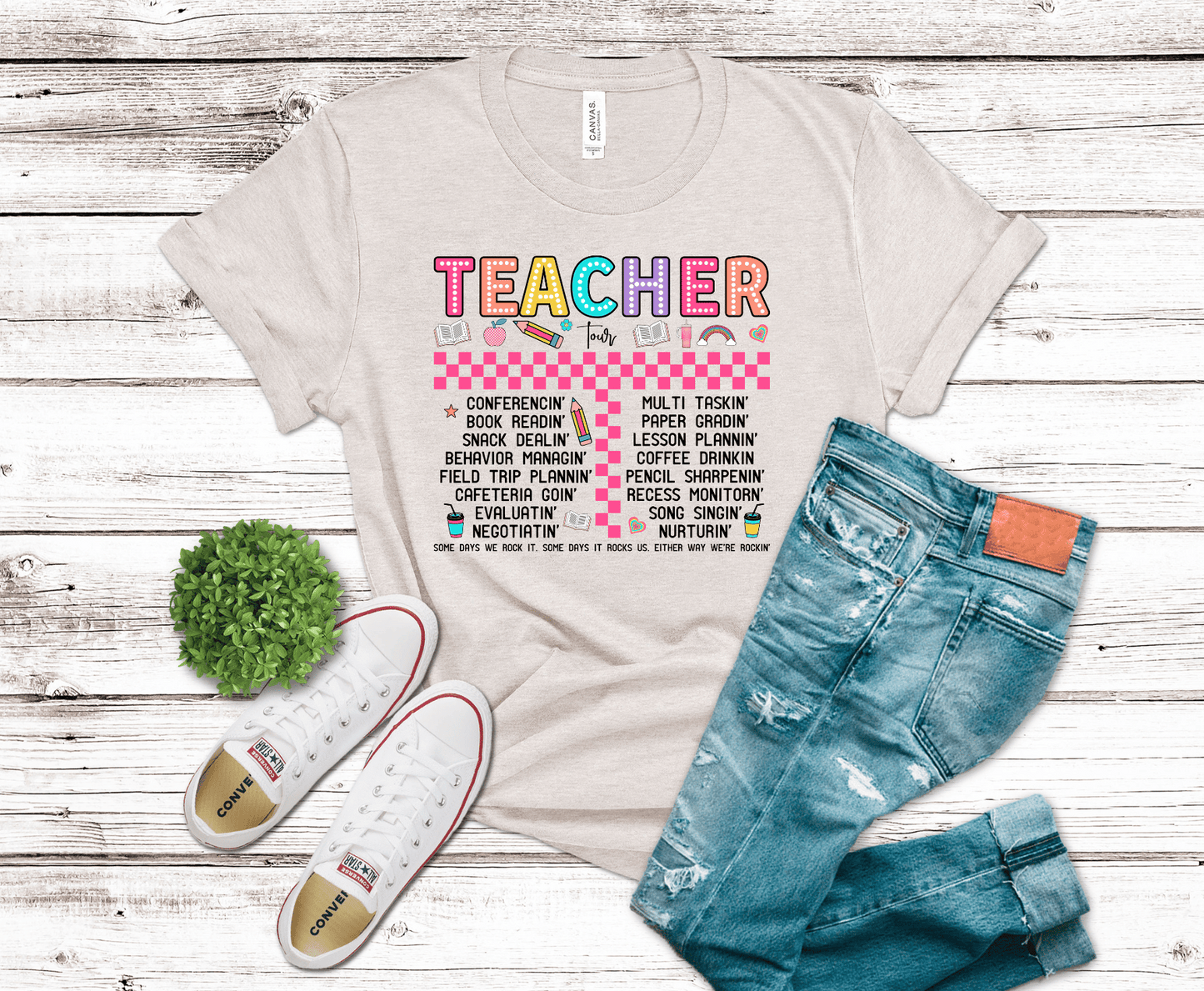 Teacher | Premade DTF Transfer Gang Sheet For Graphic Tees - Griffin Expressions