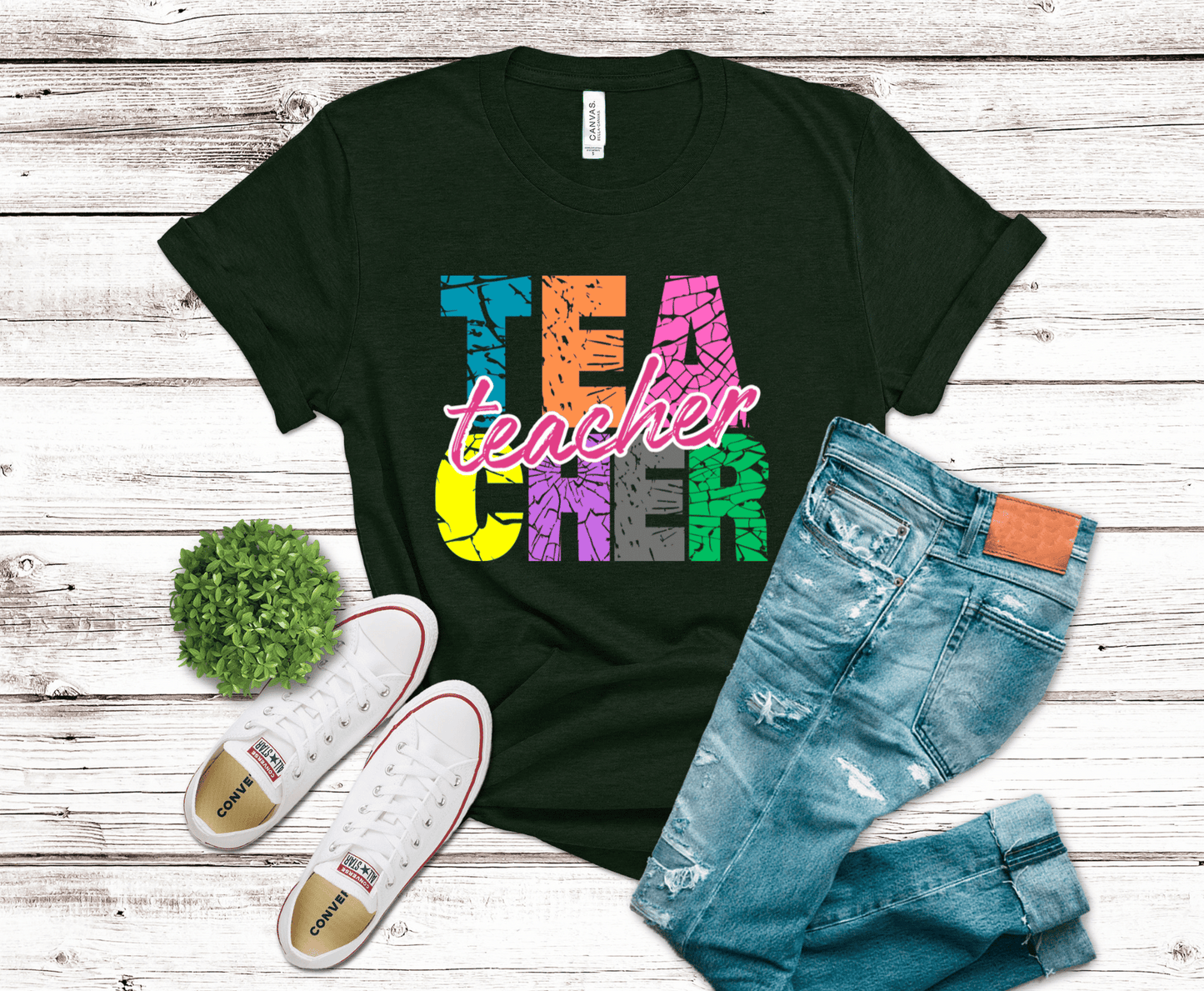 Teacher | Premade DTF Transfer Gang Sheet For Graphic Tees - Griffin Expressions