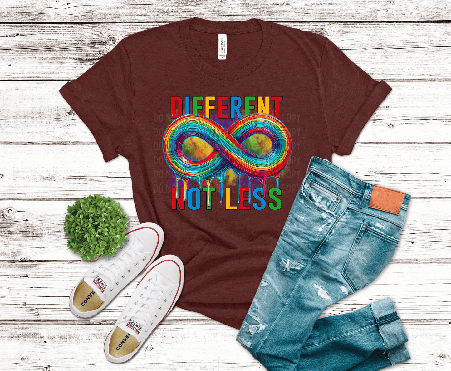 Different Not Less | DTF - Griffin Expressions