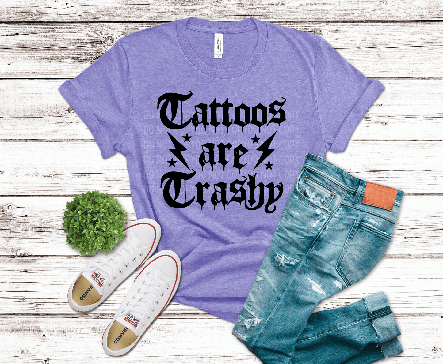 Tattoos Are Trashy | DTF - Griffin Expressions