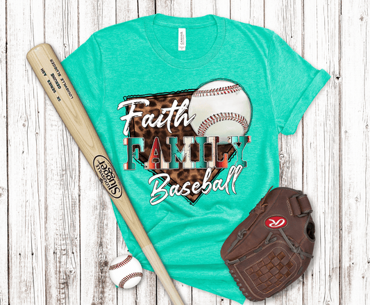 Faith Family Baseball | DTF Heat Transfer - Griffin Expressions